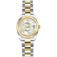 Rolex Lady-Datejust 26 Mother of Pearl Roman Numeral Watch 179163-MOPRO